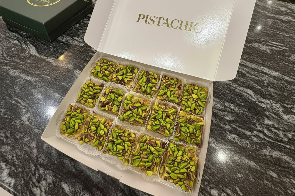 Harisa Pistazie – Traditioneller Grießkuchen mit edlen Pistazien