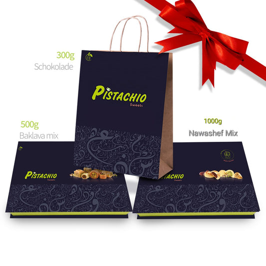 Pistachio Mix Deluxe  – Premium Geschenkbox (3er Set)