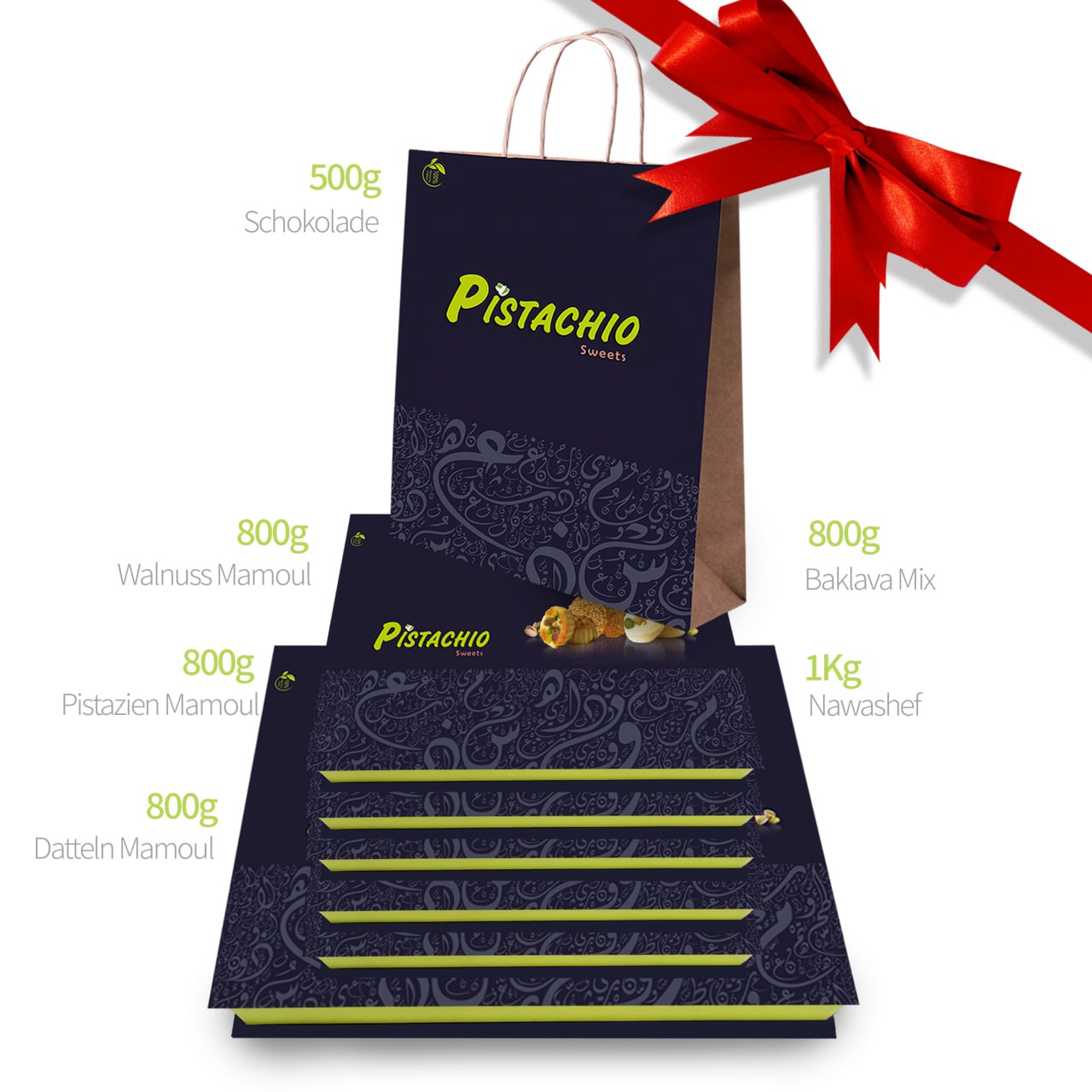 Pistachio Mix XXL – Das ultimative Genießer-Paket (5,4 kg Spezialitäten)