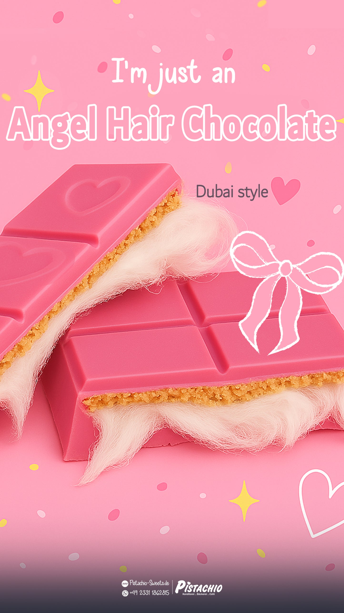 Angel Hair Chocolate - Dubai Style