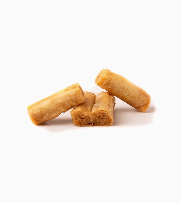 Cashewfinger – Knusprige Blätterteigrollen mit Cashewfüllung