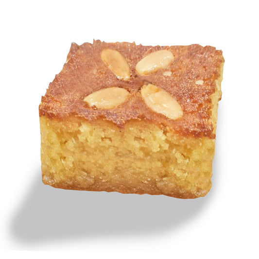 Harisa Mandel – Saftiger Grießkuchen mit blanchierten Mandeln