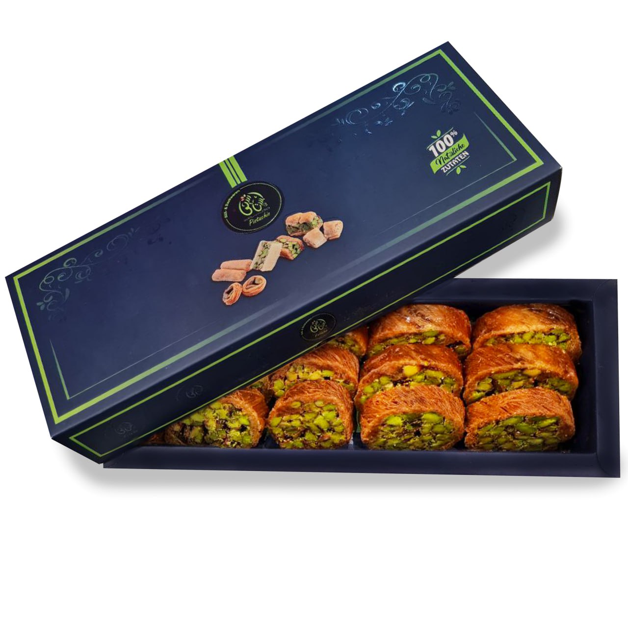 Mabrooma – Pistazien Baklava Rollen